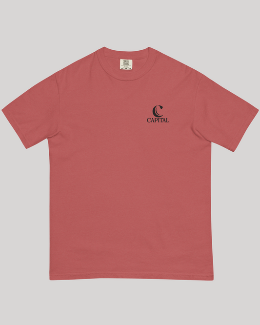 Unisex garment-dyed heavyweight t-shirt